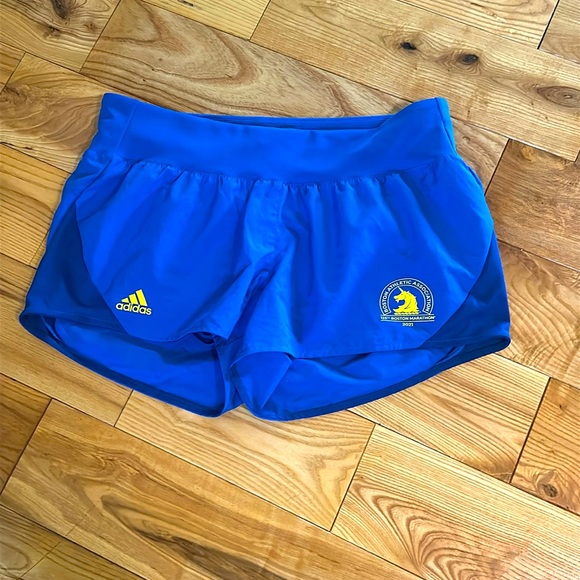 adidas Pants - Adidas Own the Run 2021 Boston Marathon Shorts 125th Anniversary, XL